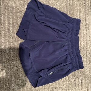 Navy blue lululemon shorts (size 4)